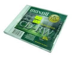Đĩa CD-RW MAXELL 700 MB ( ghi lại )